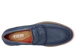 Stacy Adams Men's Hopkins Penny Slip On,Navy