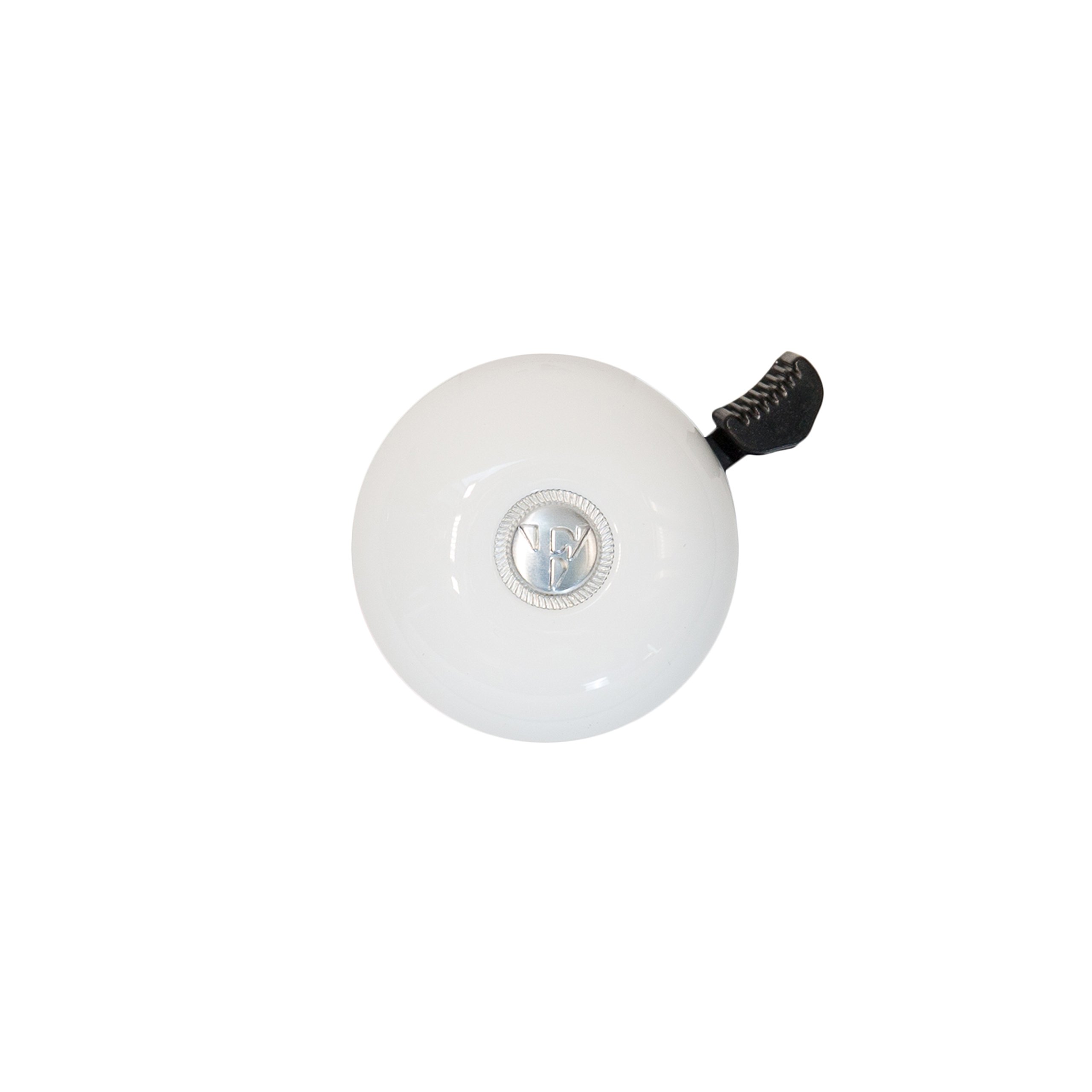Firmstrong Bike Bell, Classic Beach Cruiser Bicycle Handlebar Accessories for Adult Men and Women, White — image 1
