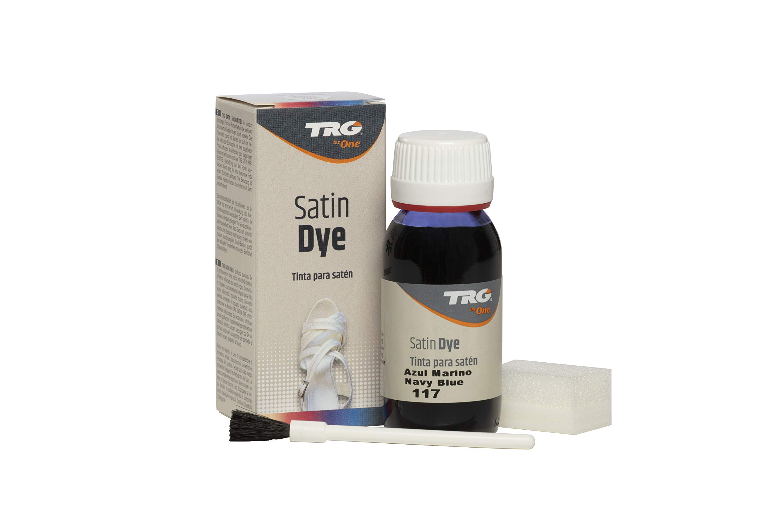 TRG The One Satin Dye, Satin Shoe Ink, 117 Navy Blue, 50 ml