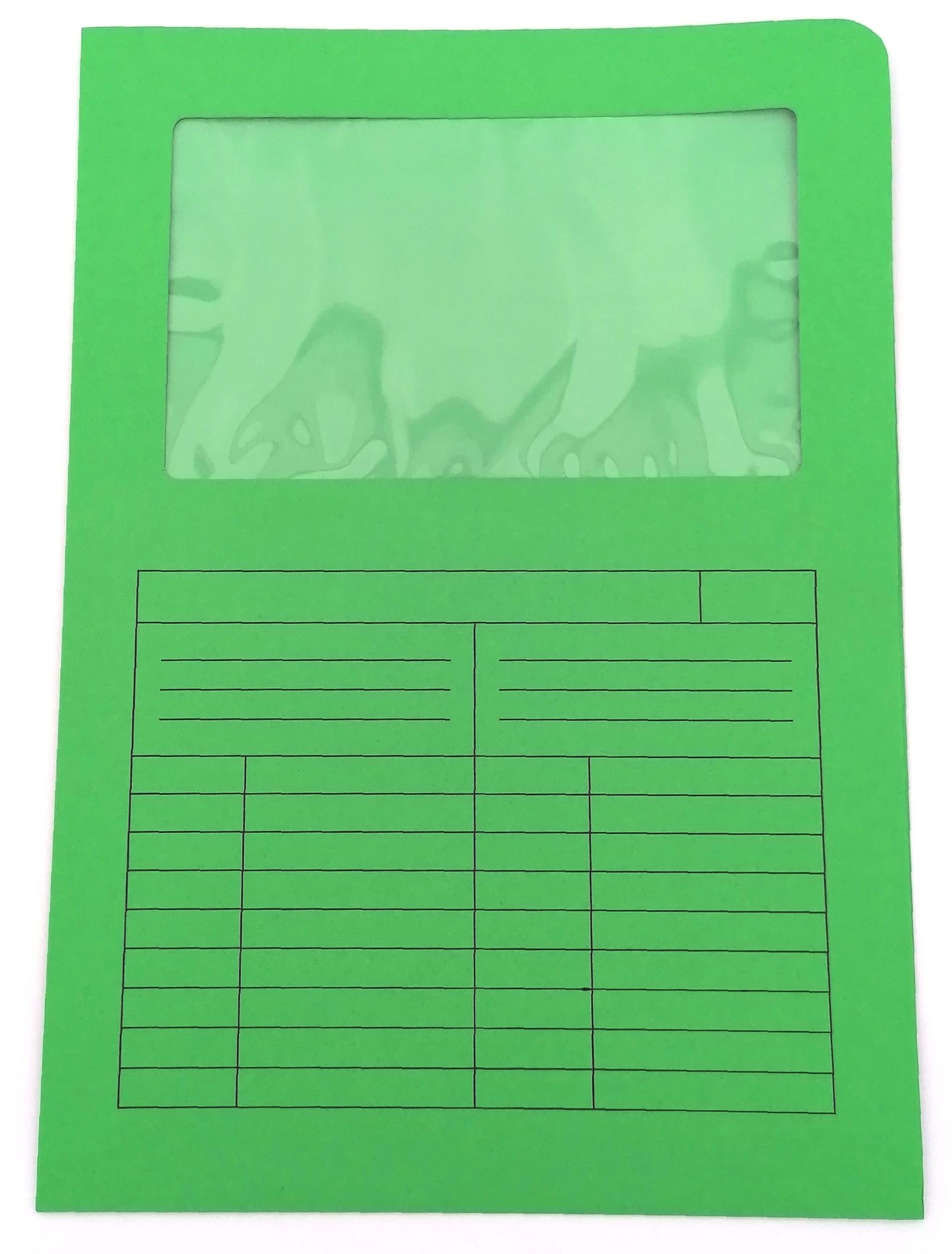5 Star 311007 Square Cut Folders with Window