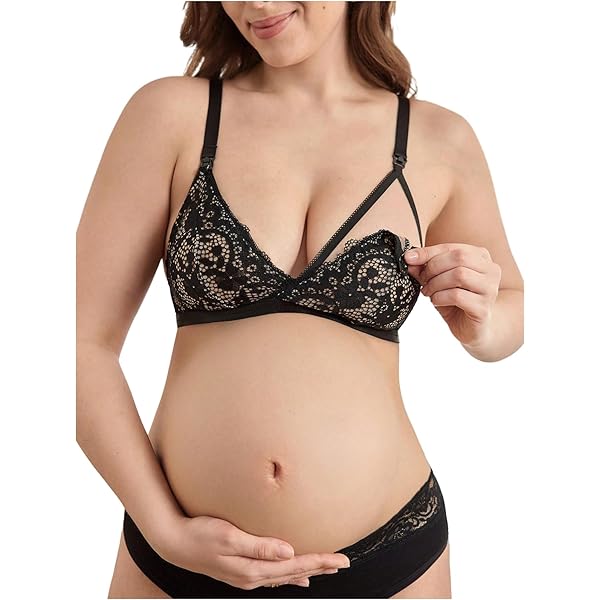 Le Mystere Women's Sexy Mama Nursing Bra,Ivory/Natural,40D at