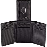 Stealth Mode Trifold Wallet - RFID Blocking Wallet with Flip ID Holder - Leather Case for Money, Credit Cards - Mens Organizer, Divided Billfold, Identity Protection - Men's Gifts (Carbon Fiber) | RFID Blocking Wallet, Flip ID Holder, Leather Case, Money, Credit Cards, Mens Organizer