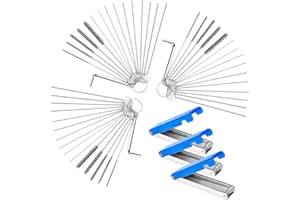 PETUTU 6 Set Carburetor Carbon Dirt Jet Remove Cleaner 30 Cleaning Needles + 15 Nylon Brushes + 3 Wrench + 39 Cleaning Wires Set Carb Cleaning Kit for Motorcycle ATV Moped Welder Carb Chainsaw Spray Guns