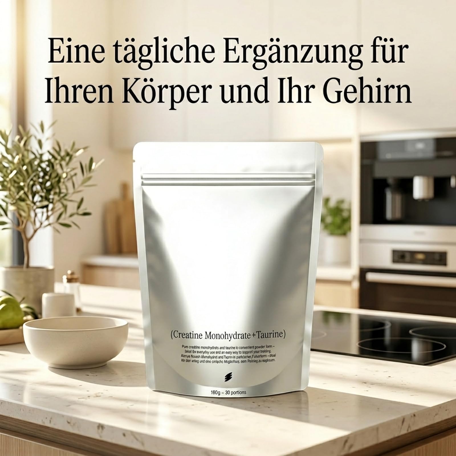 Creatin und Taurin Powder Original & Vegan, kreatin und taurin für Männer und Frauen, Hochwertige Inhaltsstoffe, Natürlich, für Männer und Frauen Fitnessbegeisterte, 180g(1) 4