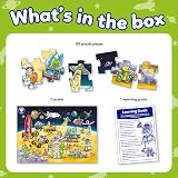 Orchard Toys Outer Space Jigsaw Puzzle 50-Piece Pack of 4 for 4+ view 2