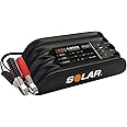 Clore Automotive PL2140, 4-Amp Fully-Automatic Smart Charger, 6V and 12V Battery Charger, Battery Maintainer, and Battery Desulfator with Temperature Compensation, Gray
