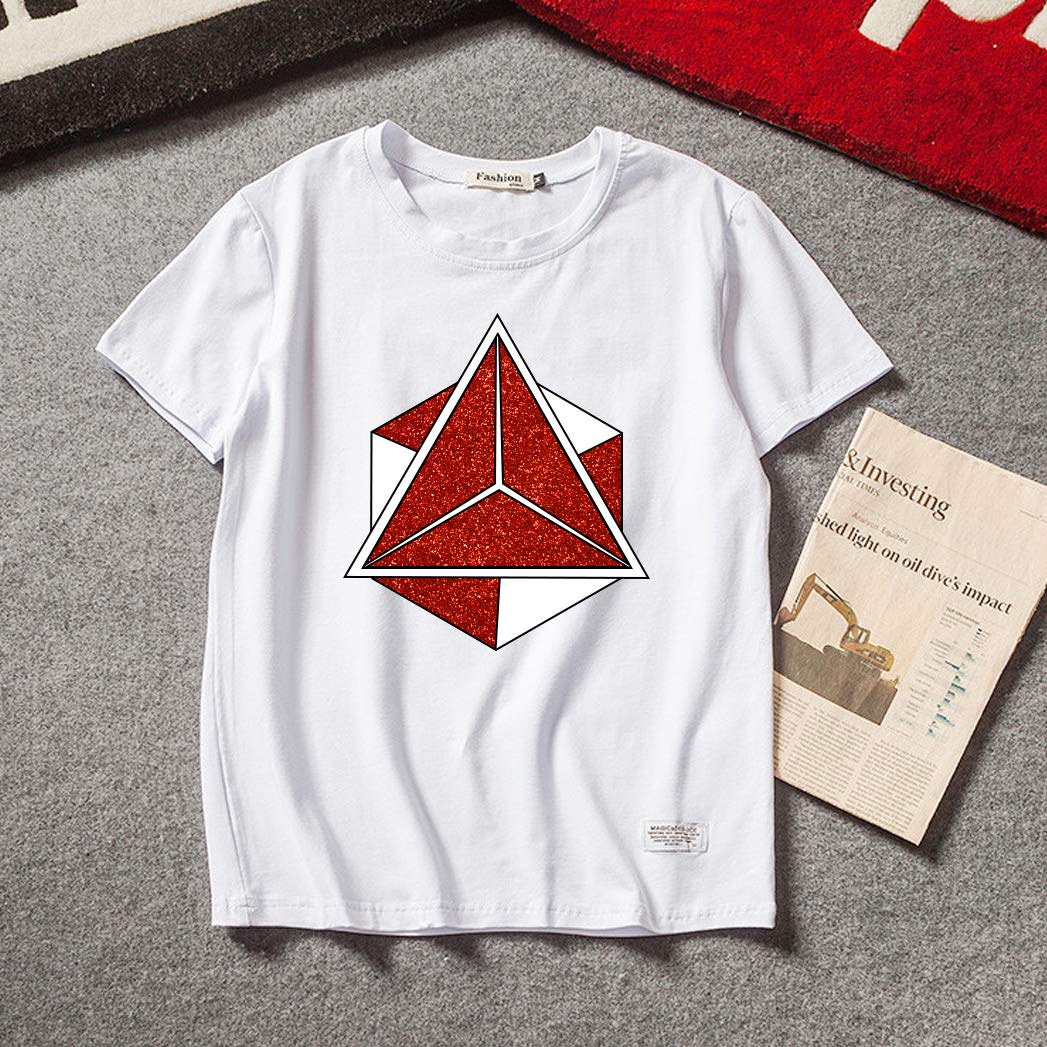 Glitter Heat Transfer Vinyl, Miayon Adhesive Vinyl Iron on HTV for T-Shirts Sports Clothing Garments or Heat Press Machine 9.8x59inches