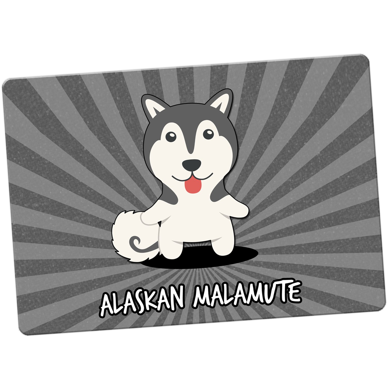 American Cartoon perros Imán para nevera, Alaskan Malamute, Mal ...