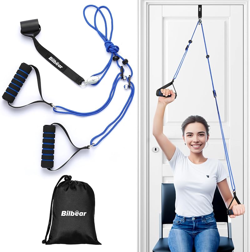 Bilbear Shoulder Pulley Over The Door Physiotherapy for Home Rehab