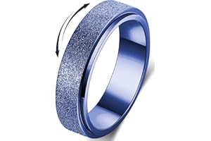 MHWTTY Fidget Spinner Ring Anxiety Ring for Women Fidget Rings for Anxiety Fidget Rings Anxiety Toys Anxiety Relief Ring Toys Fidget Spinner Ring Men Fidget Toys