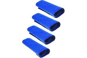 PLAYWOOWGO 4 Pack CPAP Strap Covers CPAP Face Cushion Pads CPAP Strap Comfort Pads CPAP Mask Cover Compatible with Full CPAP Mask to Reduce Headgear Pressure and Cheek Red Marks Extend CPAP Strap Useful Life