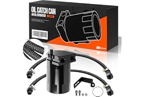 ROGIERRA Air Oil Separator, Oil Catch Can Compatible with 2014-2018 Chevy Silverado 1500/GMC Sierra 1500, 2015-2020 Chevy Tahoe/Suburban/GMC Yukon, 3OZ.