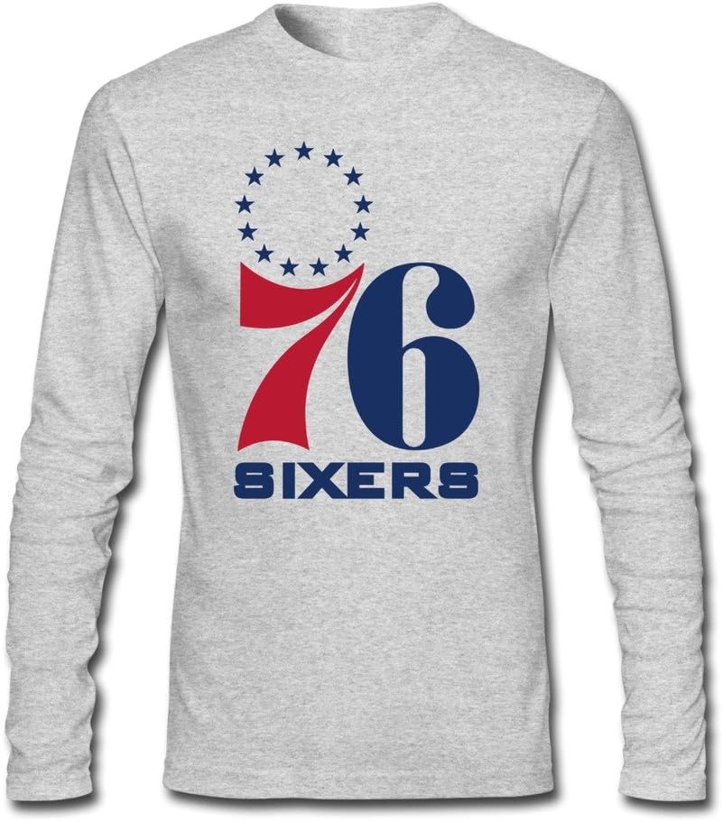 TMWWERS Great Philadelphia Sixers Logo T-Shirts for Man White