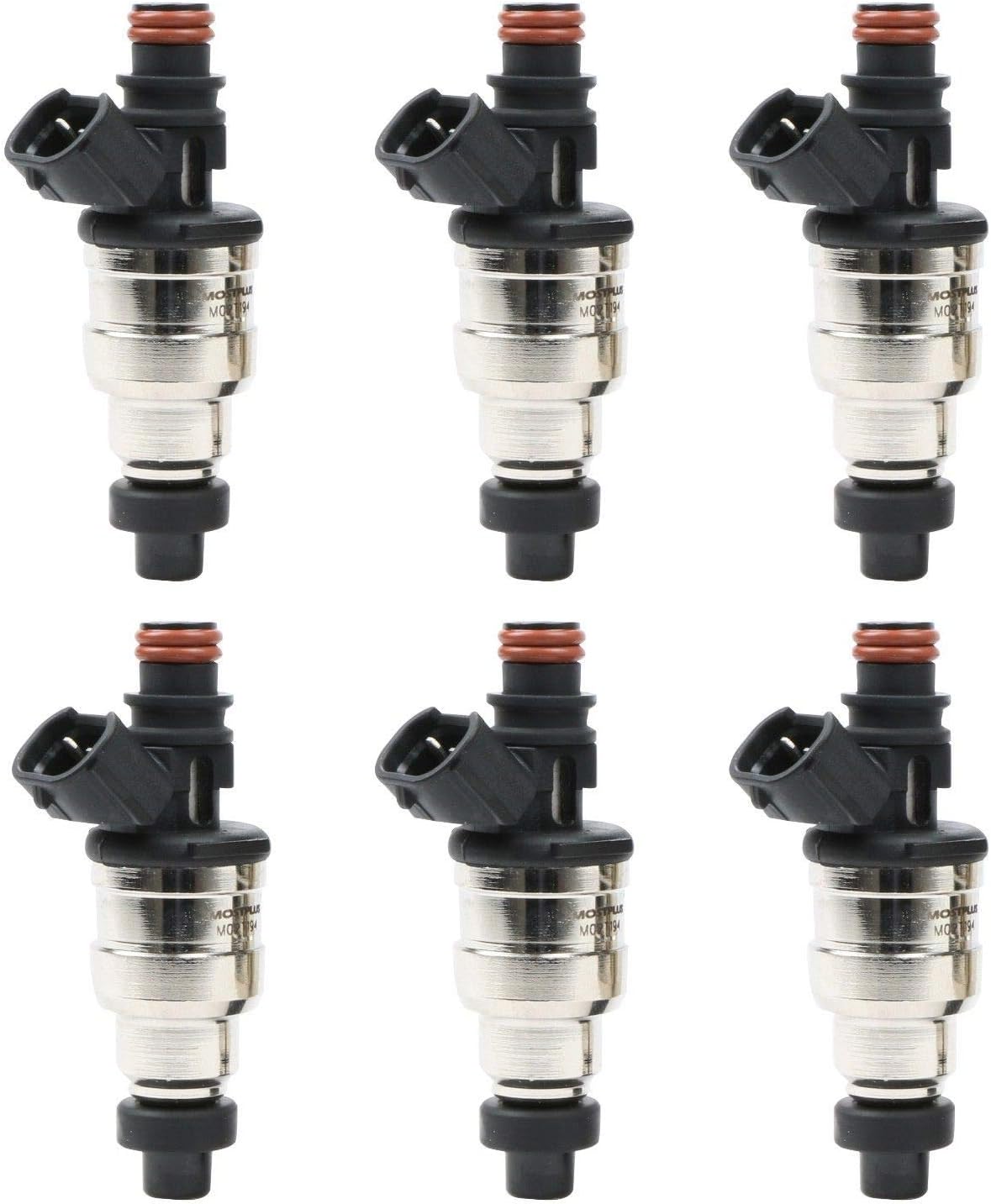 MOSTPLUS Fuel Injectors 22842-12130 Compatible for 1989-1995 Toyota 4Runner Pickup 3VZE 3.0L V6 (Set of 6)