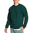 Hanes Men's EcoSmart Fleece, Pullover Crewneck Sweatshirt, 1 or 2 Pack