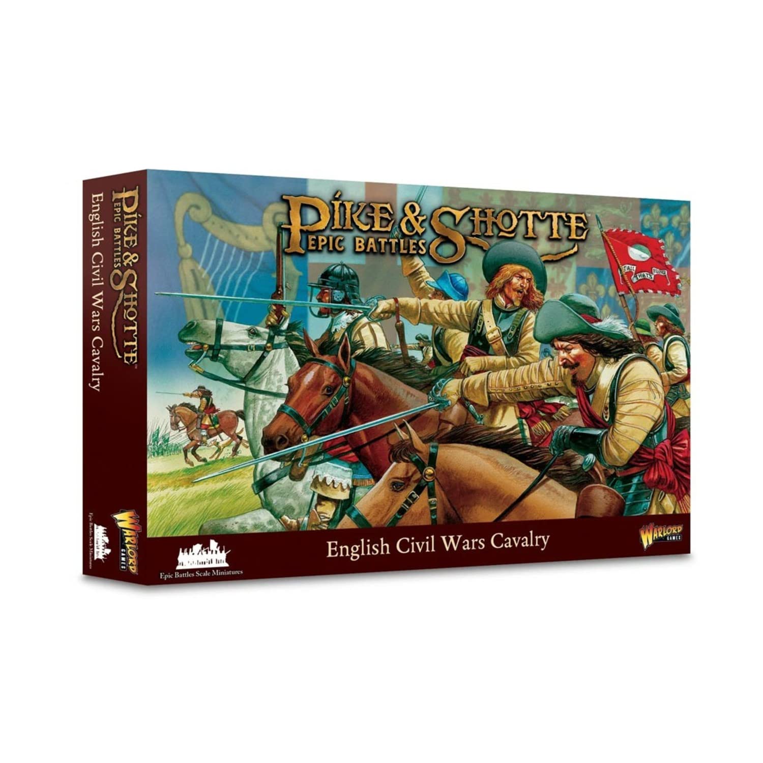 Warlord Games English Civil Wars Cavalry - Plastic Miniatures for Pike & Shotte Epic Battles Highly Detailed Miniatures for Table-top Wargaming