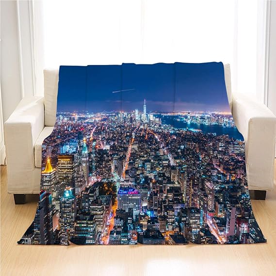 OTTOSUN New York Blanket,Luxury Super Soft Throw Blanket