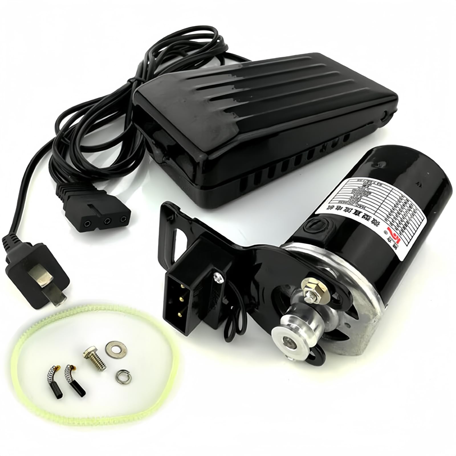 Boxonly 180W Counterclockwise Sewing Machine Electric Motor with Foot Pedal Complete Set of Sewing Machine for Home Sewing Machines