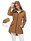 Avoogue Womens Long Unlined Windbreaker Jacket