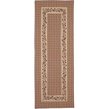 Amazon Com Home Collection By Raghu Newbury Gingham Barn Red