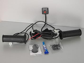 Quad/ATV Heizgriffe mit Daumenwärmer. Elektronisch geregelte Griffheizung mit Daumenheizung