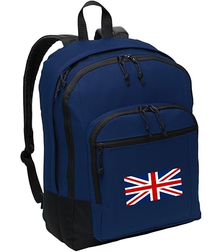 UOYO Backpacks UK British Flag School Bag Bookbag Laptop Rucksack Daypack | Student Adjustable Shoulder Travel Hiking Camping Teens Girls Boys Women