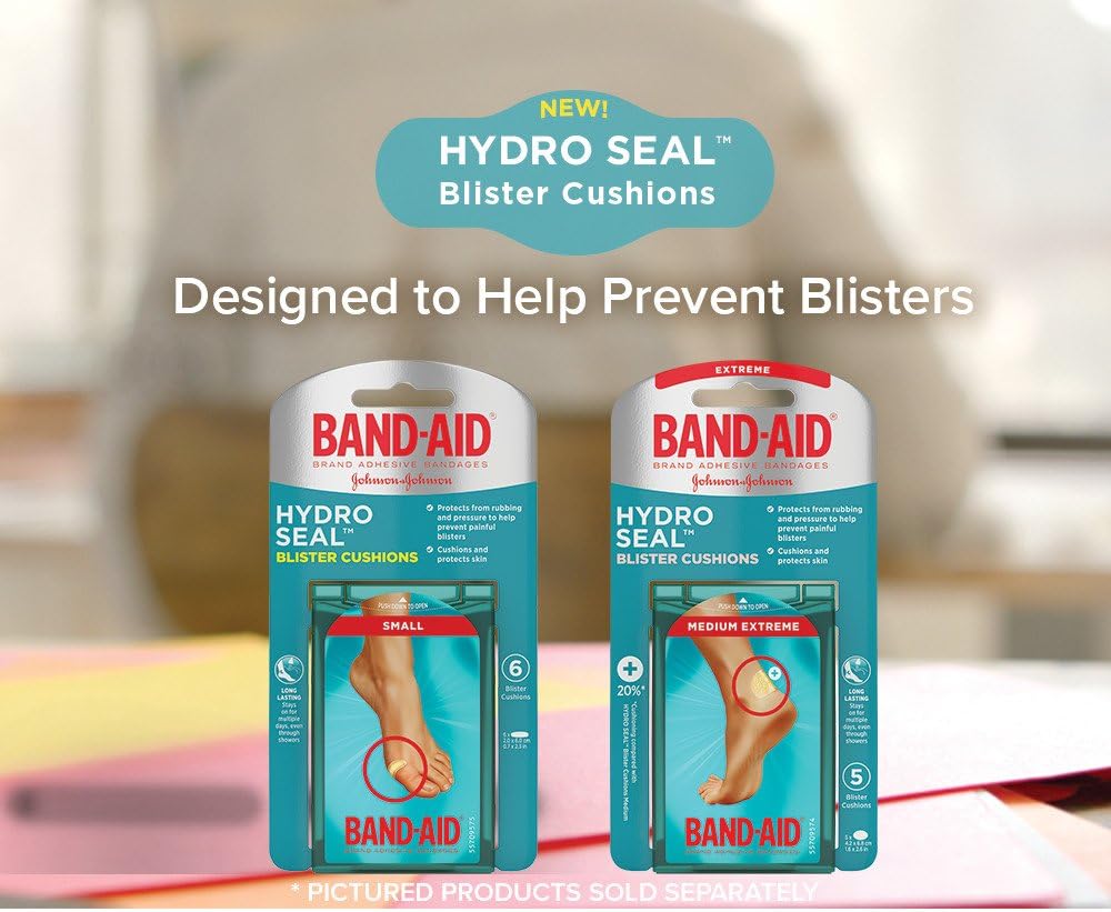 Band-Aid Brand Hydro Seal Corn Cushion Bandages, Waterproof Corn Pads, Medium, 10 ct: Health & Personal Care