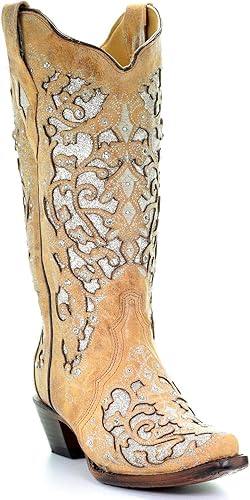 corral women's sequins inlay western boots