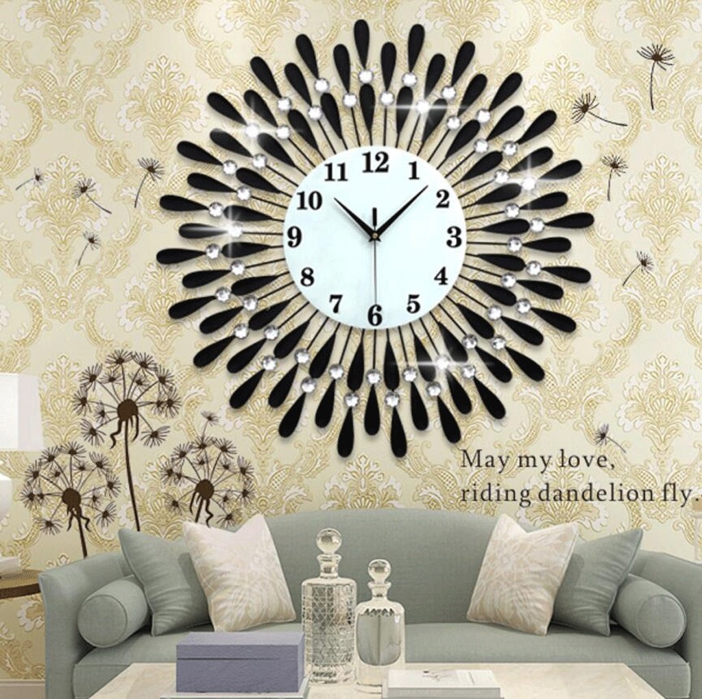 最新人気 Txxm クリエイティブリビングルームウォールクロックパーソナリティモダンシンプルなベッドルームレストランクォーツベル静かなトーンウォッチ B07f42lysj Studioweb Com