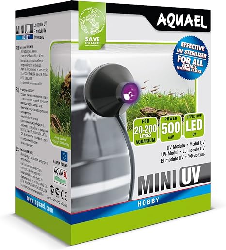 lampara uv a led mini de aquael esterilizadora lampara germicida para acuario