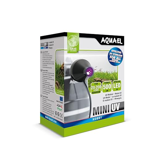 Aquael 5905546133999 Mini Uv-Beleuchtung, LED, Für Aquaristik, 1 W