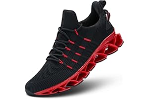 PEAYA Mens Running Shoes Mesh Breathable Trail Runners Fashion Sport Blade Walking Tennis Sneakers