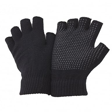 Floso® Halbfinger Handschuhe Magic Gloves mit griffigen Handflächen