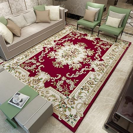 MekuvHzat Anti-rutsch Teppich,10mm - Nicht vergießen - kein formaldehyd - staubsaugen - Maschine waschbar teppiche für Wohnzi