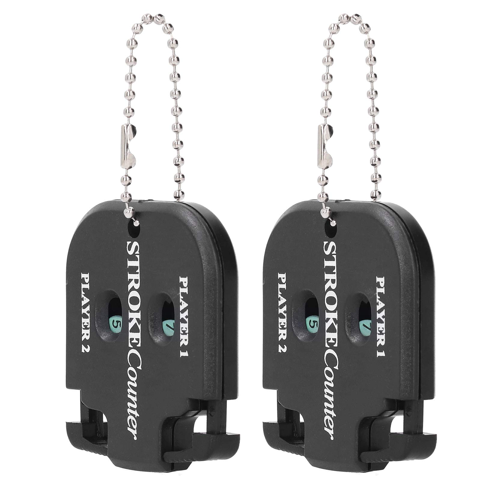 EVGATSAUTO Counter, Marqueur De Score Petanque Obut, 2pcs Portable Score Counter Mini Stroke Shot With Key Chain