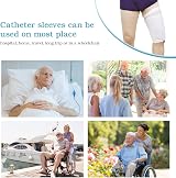 HANSILK Catheter Leg Bag Holder 2 Pcs Washable & Reusable Comfort Fit view 6
