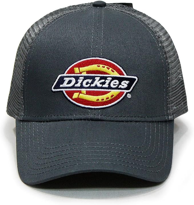 Dickies Core Embroidered Meshback Adjustable Baseball Cap (Charcoal