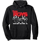 The Boys Black and White Boys on Couch Superhero TV Show Pullover Hoodie