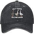 Funny Silly Goose Hat Silly Goosee On The Loose Hat for Women Dad Hats Funny Hats