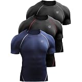 3 Stück/Set Boyfriend Stil Herren Sport Kompression Kurzarm T-Shirt aktuelle Tre