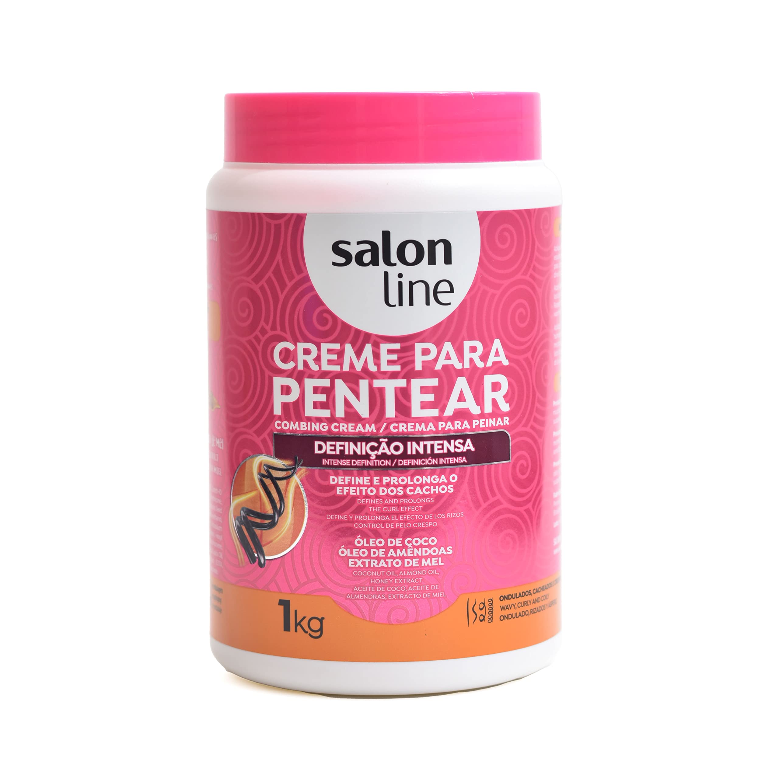 Salon Line Combing Cream Intense - 1 kg Creme de Pentear Definição Intensa - 1 kg
