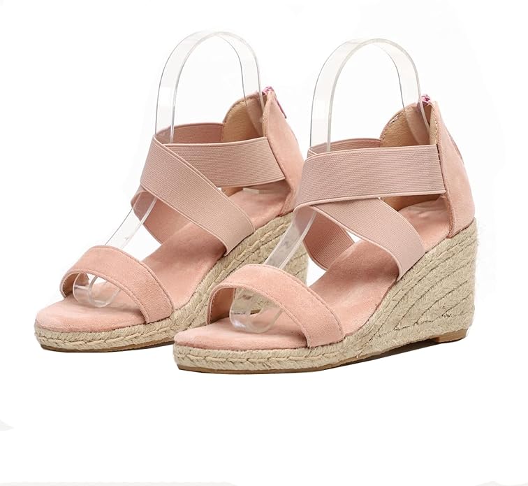 Amazon.com | Liyuandian Womens Platform Espadrille Wedges Open Toe High Heel Sandals with Ankle 