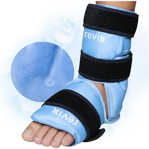 REVIX Large Leg Ice Pack for Injuries Reusable, Gel Ice Wrap for