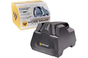 Work Sharp Electric Kitchen Knife Sharpener - Get Knives Ready for cookouts and BBQ's- Fits in Kitchen Drawer, Sharpens Every