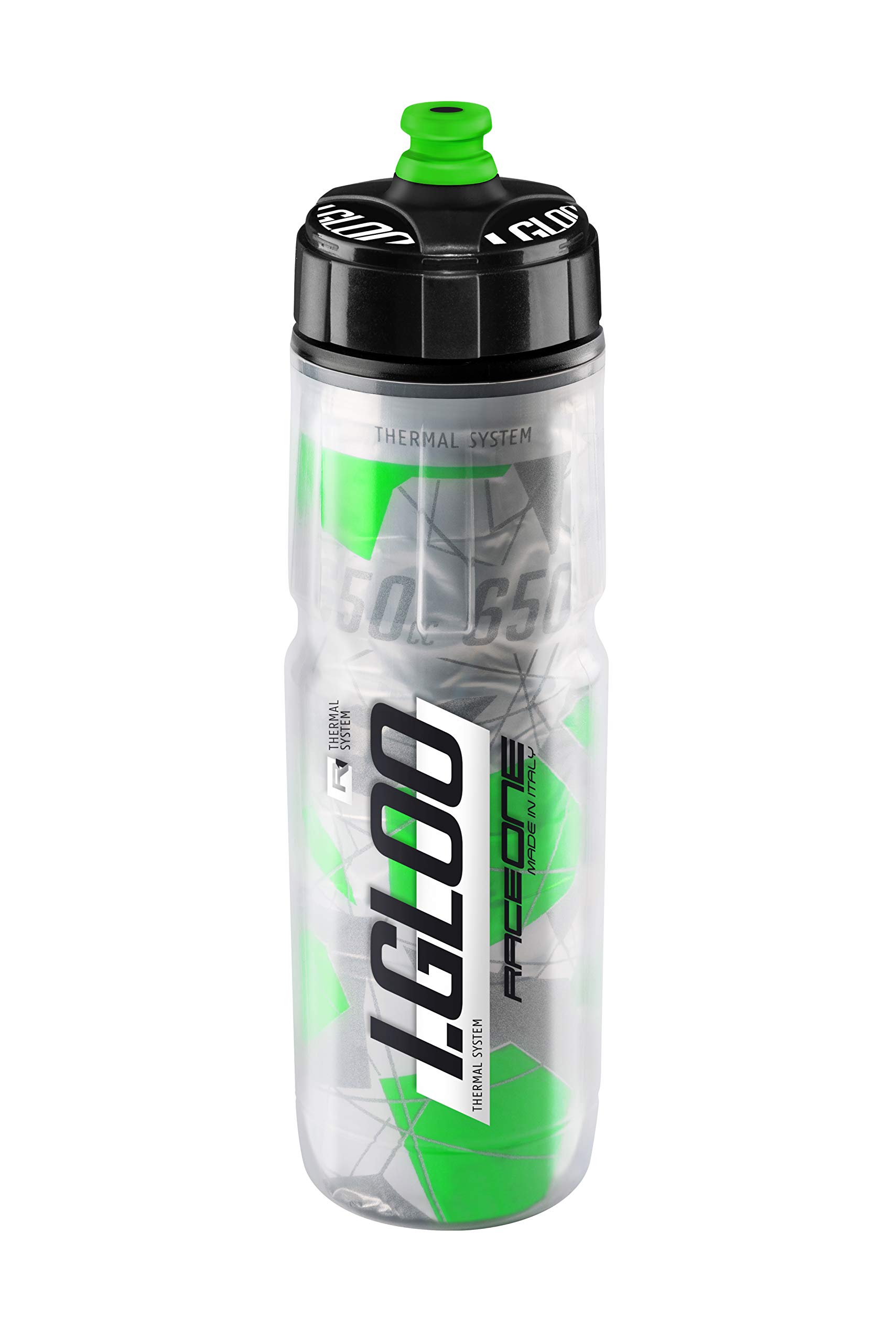 R1 Raceone Igloo 650 CC, Thermal Water Bottle Unisex Adult, Green