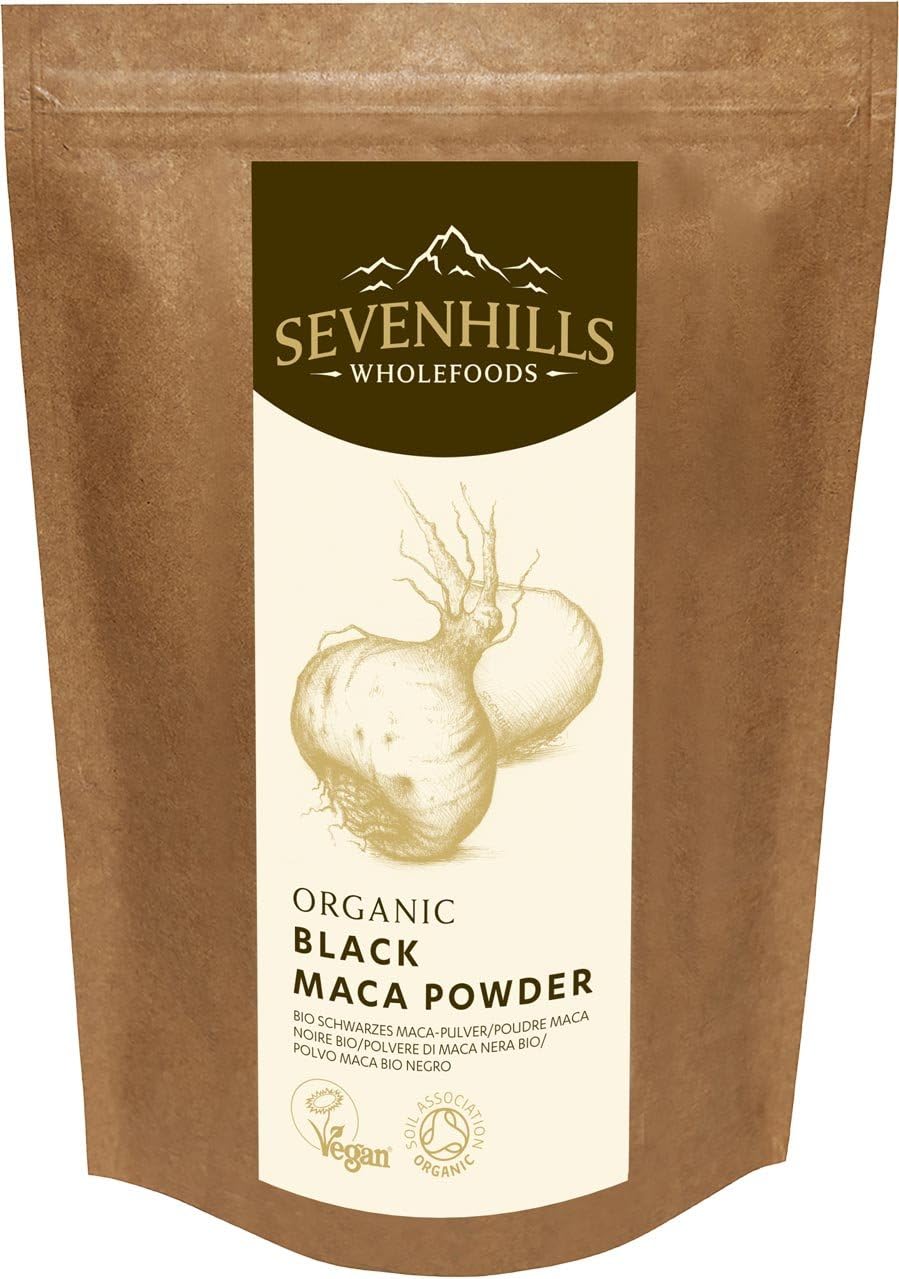 Sevenhills Wholefoods Maca Negra Cruda En Polvo Orgánico 250g ...