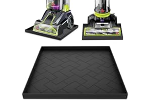 BEENXMYY Silicone Mat for Shark Vacuum 16''x15''x0.7''-Upright Vacuum Accessories Compatible With Bissell,Eureka,Oreck, etc.Waterproof and Slip-Resistant, Protecting Floors From Damage and Keeping Them Clea