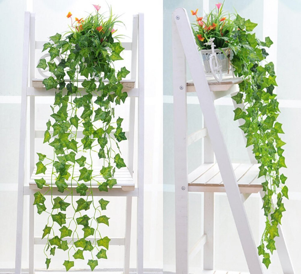 jnch 2pcs plantas colgantes hiedras