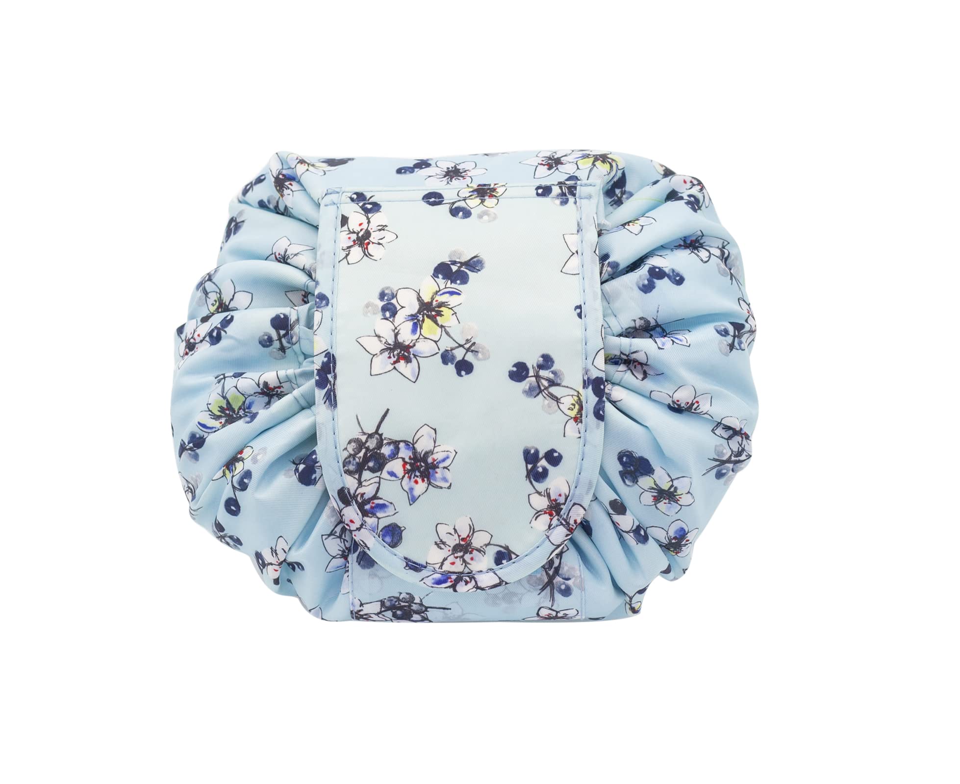 ONEGenug Lazy Drawstring Makeup Bag, Large Cosmetic Bag, One-Step Toiletry Organizer, Cosmetic Pouch