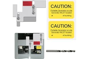 ZTTXL Generator Interlock Kit Compatible with Cutler Hammer Generator Interlock Kit for BR Series 150 and 200 amp Panels, 1 1/4-1 7/16 inches Spacing Between Main and Branch Breaker